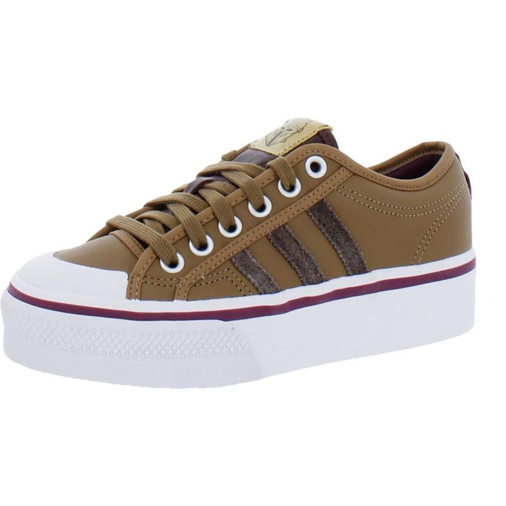 Adidas Womens Nizza Platform W Brown Casual and Fashion Sneakers Shoes